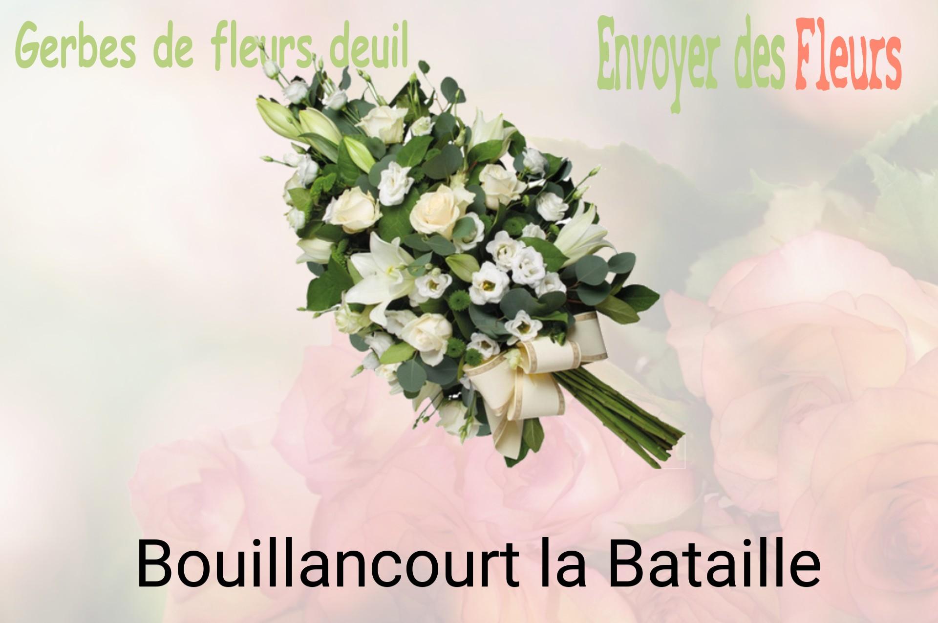Gerbe de fleurs de deuil livrée à Bouillancourt-la-Bataille